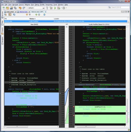 Netbeans 6.5 - Diff