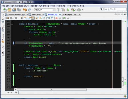 Netbeans 6.5 - Live Diff